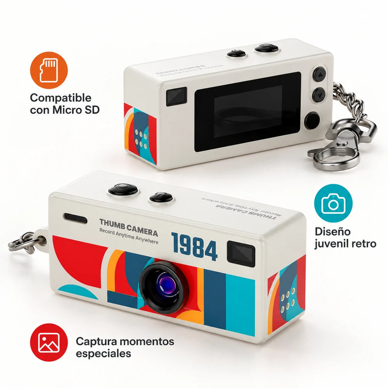 Mini Cámara Digital Compatible con Micro SD