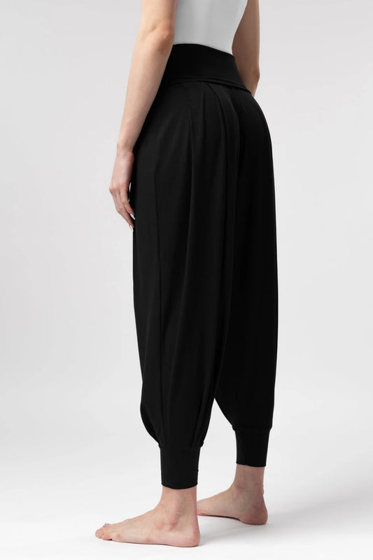 Pantalones Boho Negros Sueltos