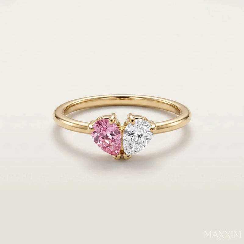 Anillo de Piedras Dorado