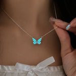 Conjunto de Joyería Luminosa de Mariposa