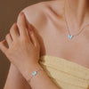 Conjunto de Joyería Luminosa de Mariposa