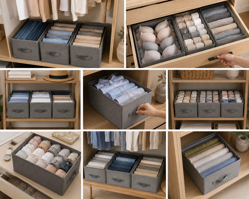 Organizadores de Ropa - ClosetBox 3 Pack
