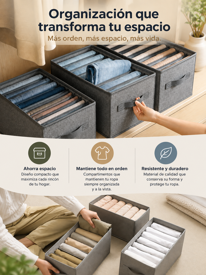 Organizadores de Ropa - ClosetBox 3 Pack
