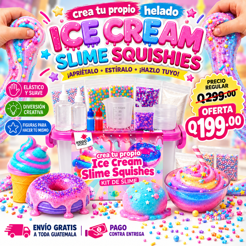 Kit De Slime Helado