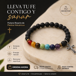 Pulsera de Piedras Volcánicas