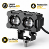 Foco LED Bicolor Auxiliar Para Moto o Carro