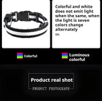 Collar de nailon LED para perros