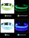Collar de nailon LED para perros