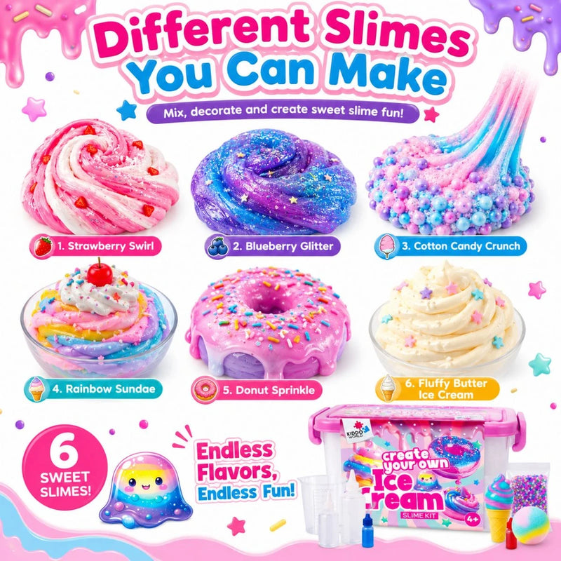 Kit De Slime Helado