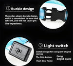 Collar de nailon LED para perros