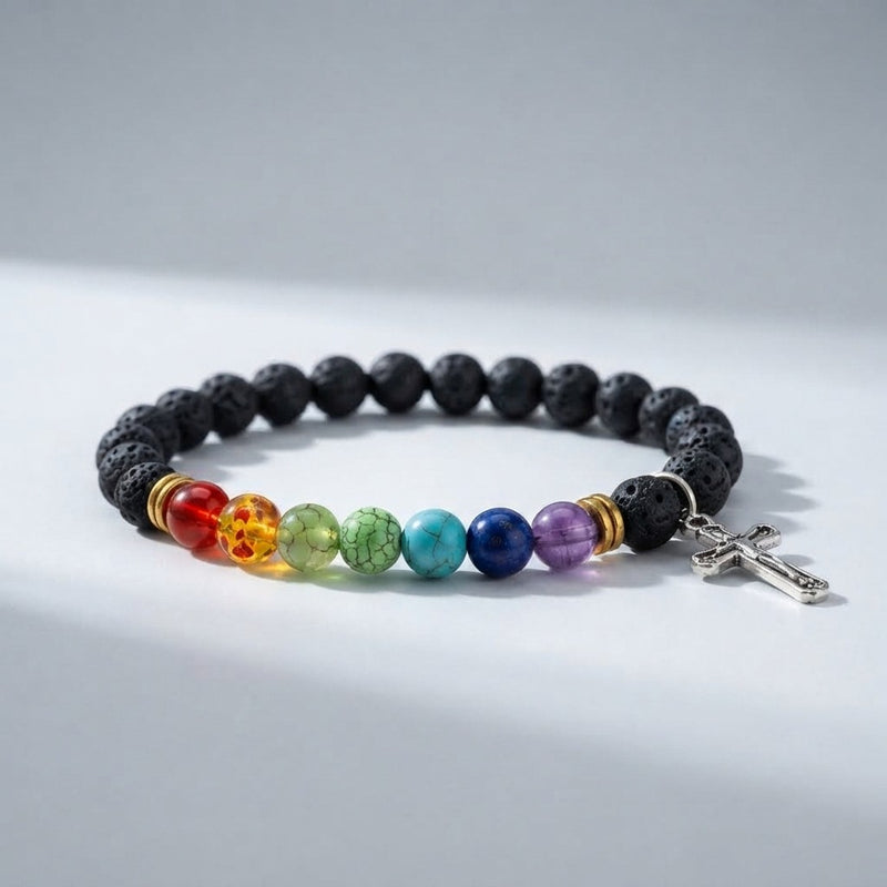 Pulsera de Piedras Volcánicas